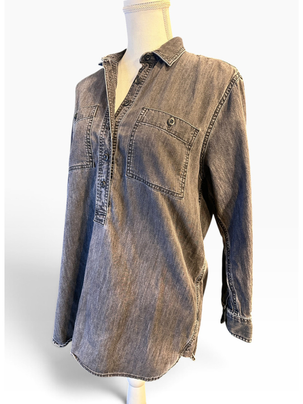 Madewell Black Denim Pullover - Size XS